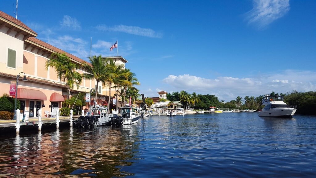 florida, vacations, coast, canal, cape coral