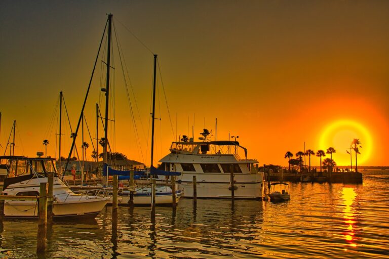 sunset, gulf, coastal, cape coral, florida